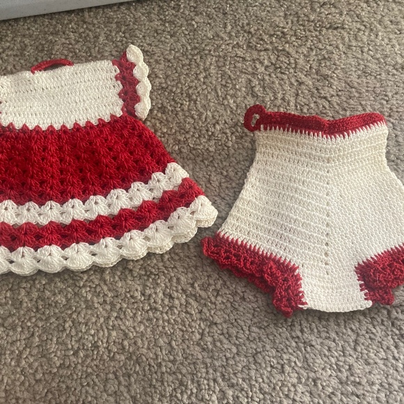 Vintage crocheted dress set - Picture 2 of 4